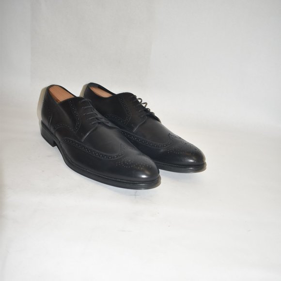 MEN\'S TOD\'S WINGTIP DERBY SHOES IN BLACK LEATHER Size 12.5 main image 7